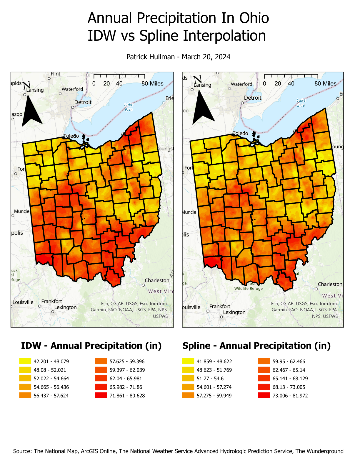 Annual Precipitation in Ohio thumbnail